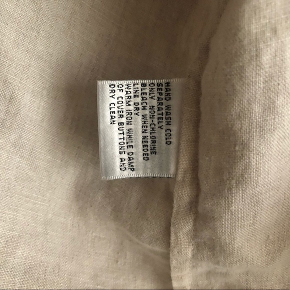 Short sleeve linen button up - Picture 5 of 5